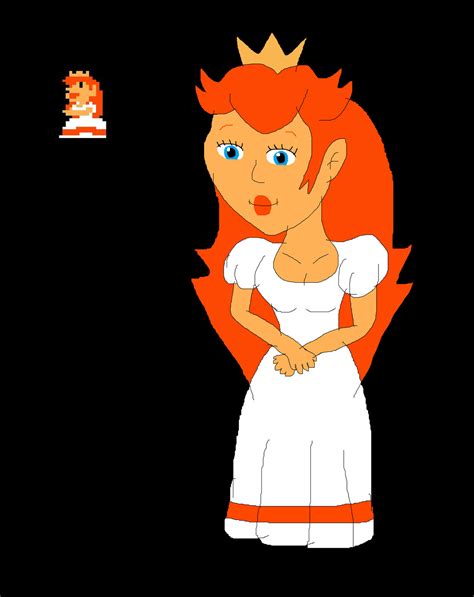 Princess Peach Old Design by sergi1995 on DeviantArt