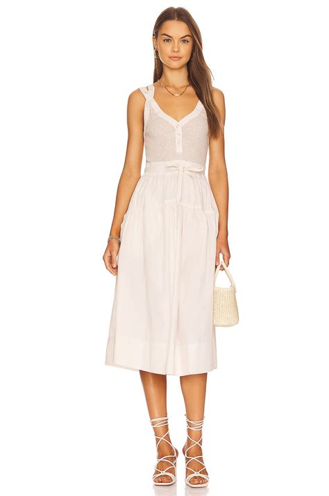 Ulla Johnson Lilith Dress in Oatmeal | REVOLVE