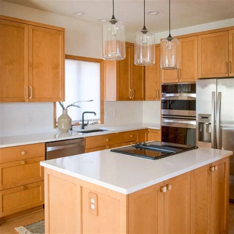 What Color Of Countertops Go With Light Wood Cabinets | Storables