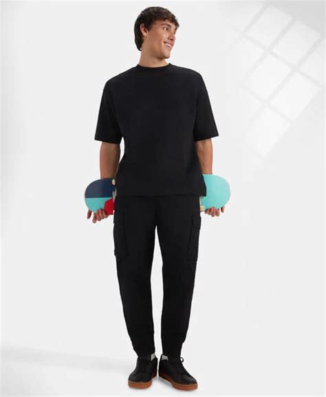 Buy Super Combed Cotton Woven Regular Fit Cargo Jogger with Seven ...