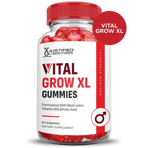 Vital Grow XL Performance Gummies 1000MG – Justified Laboratories
