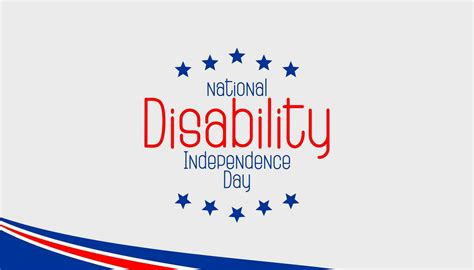 National Disability Independence Day 25788530 Vector Art at Vecteezy