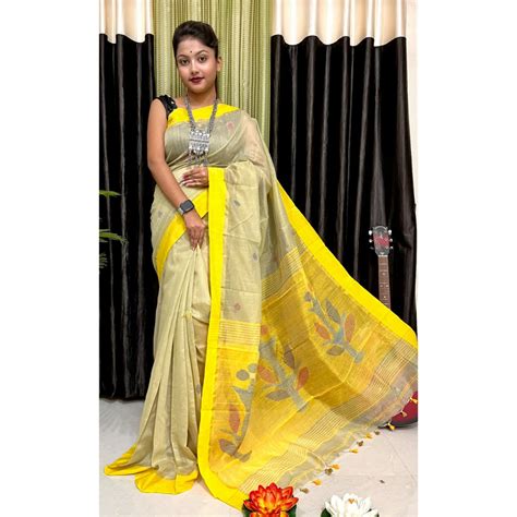 Cotton handloom saree | Pure cotton saree for haldi | cotton saree ...
