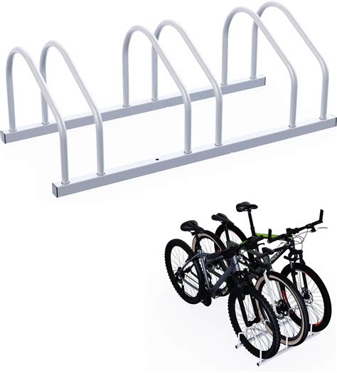 Amazon.com: FOYUEE Outdoor Bike Rack Garage Floor - 2 Bicycle Racks ...