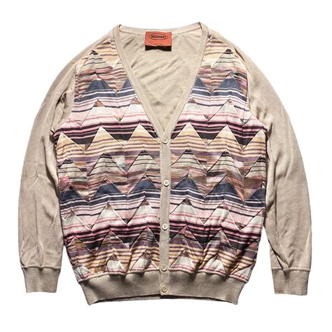 MISSONI “PATCHWORK” panel switching cardigan | NOIR ONLINE