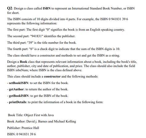 Image result for ISBN in Java