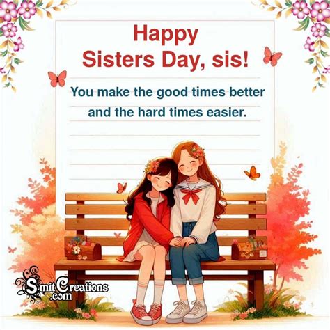 Best Sisters Day Wishes and Quotes to Share Your Love - Smit Creations ...