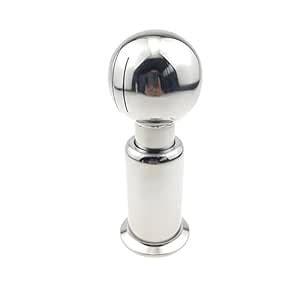 Rotating 360 Degree CIP Spray Cleaning Ball Tri Clamp 1.5 in. with 2 in ...