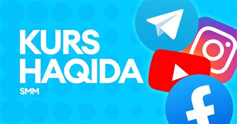 "SMM" kursi haqida batafsil ma'lumotlar — Teletype