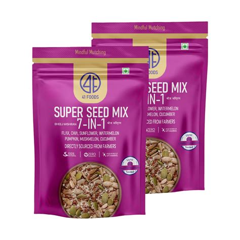 41Foods - Your Seeds Mix for Eating -True Elements 7 - Edible Seeds Su ...