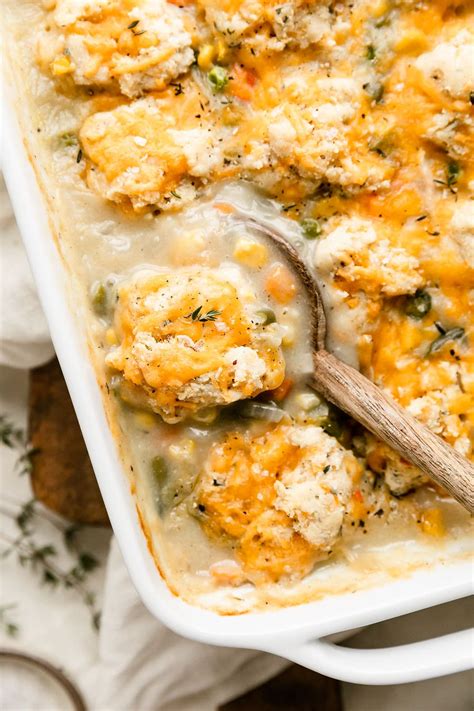 Chicken Pot Pie Casserole (Gluten Free Option)