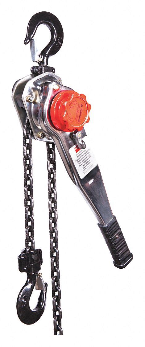 DAYTON, Hook Mounted - No Trolley, 3,000 lb Lifting Capacity, Lever ...