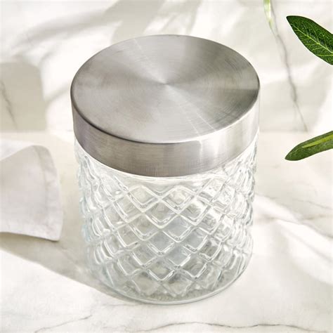 Buy Corsica Ava Glass Storage Jar with Lid - 950ml from Corsica by Home ...