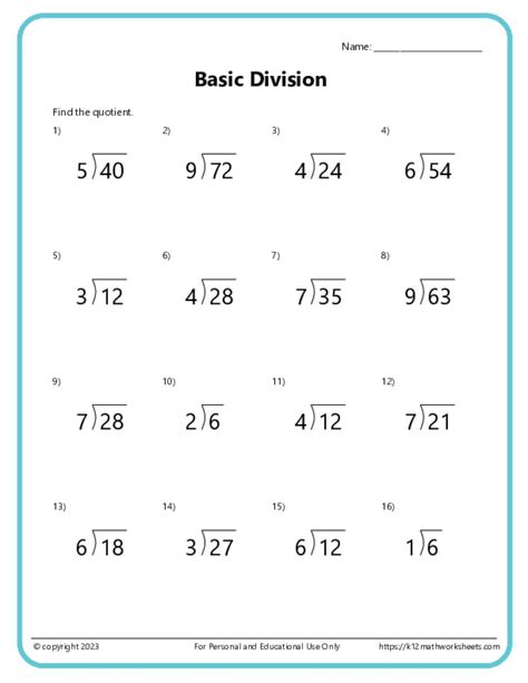 Basic Division 的图像结果