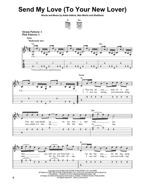 Send My Love (To Your New Lover) by Adele - Easy Guitar Tab - Guitar Instructor