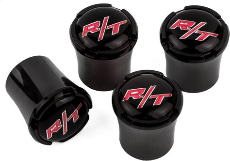 Buy HEM HIGH-END MOTORSPORTS Black Tire Valve Stem Caps for RT Vehicles ...