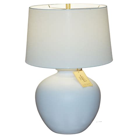 1 OF 2 BRAND NEW IN THE BOX RALPH LAUREN CERAMIC GREY VASE SHAPE TABLE ...