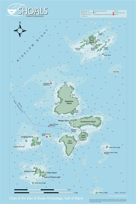 Isle of Shoals (2007)[6,667 x 10,001] : r/MapPorn