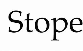 Image result for stope