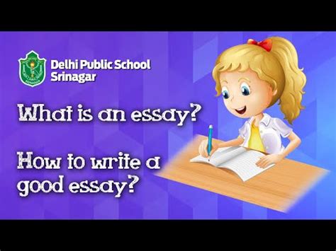 Essay writing Video Lecture - English Grammar Class 5