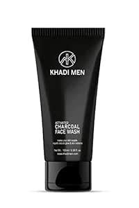 Khadi Men Activated Charcoal Face Wash for Deep Cleansing, Oil Control ...
