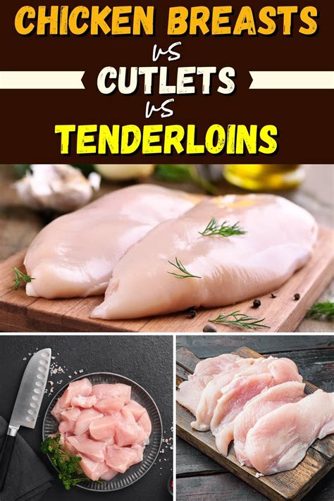 Chicken Breasts vs. Cutlets vs. Tenderloins (5 Key Differences ...
