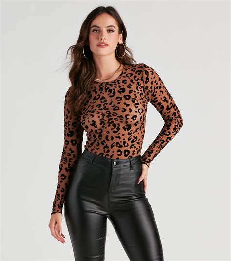 Fierce And Fashionable Sheer Mesh Bodysuit & Windsor