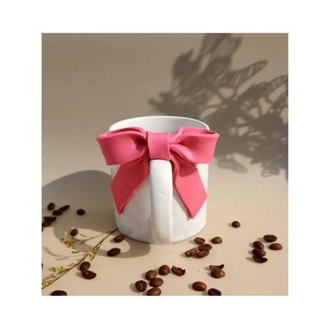 Buy Joli Charme Dainty Bow Coffee Mug, Pinterest Ceramic Hand Painted ...
