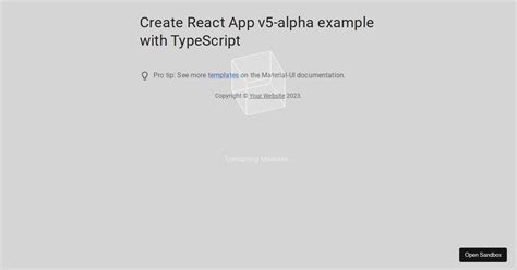 Online TypeScript React Tutorial App 的图像结果