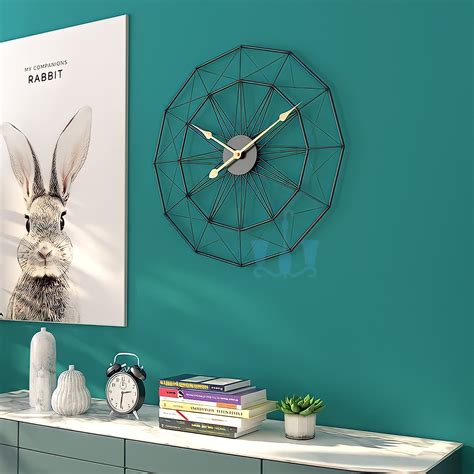 Dexterous Nordic Metal Wall Clock