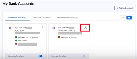 How to Pre-validate Bank Account to Get Income Tax Refund Amount?