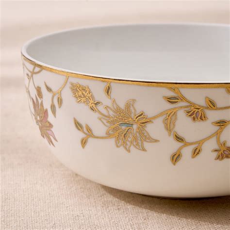 Buy Midas Bone China Floral Print Cereal Bowl - 600ml from Home Centre ...