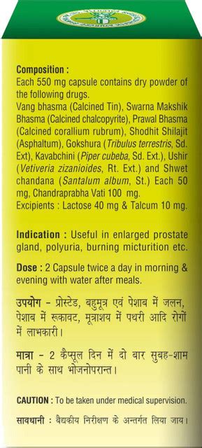 Baidyanath Prostaid 60 Capsule|For Complete Prostate Care and Healthy ...