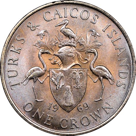 Turks & Caicos Islands Crown KM 1 Prices & Values | NGC