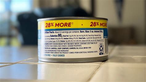 Great Value Canned Chicken Breast Nutrition Facts at Adam Talbert blog