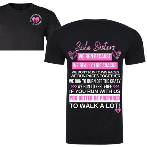 Sole Sisters Tee – Flex it Pink