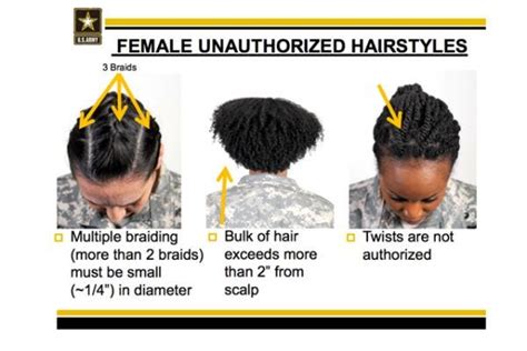 AR 670-1 Female Hair Army Regulations