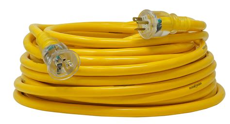 Yellow Jacket Super Heavy-Duty Extension Cord, 100 Ft 10 Gauge 3 Prong ...