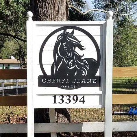 RealSteel Brand, Personalized Horse Ranch Sign, India | Ubuy