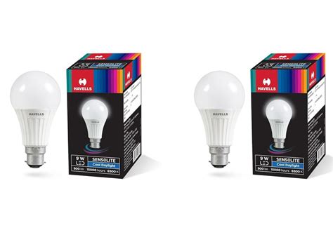 Buy Havells Sensolite 9W Motion Sensor Led Bulb |Auto on-Auto off|5 Mtr ...