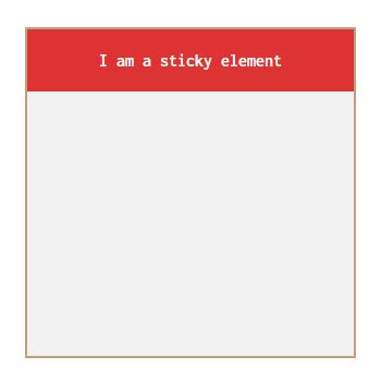 HTML Position Sticky 的图像结果