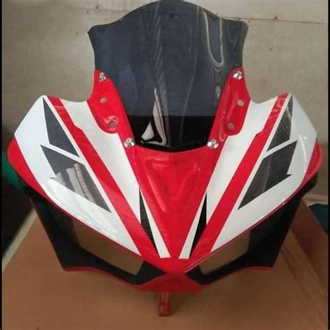 Jual Kedok Headlamp R15 V2 Model R25+Visor - Putih - Kab. Karawang ...