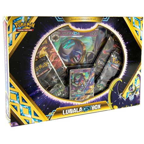 Pokemon TCG: Lunala GX Box + A Foil Promo Card + 4 Booster Packs + A ...