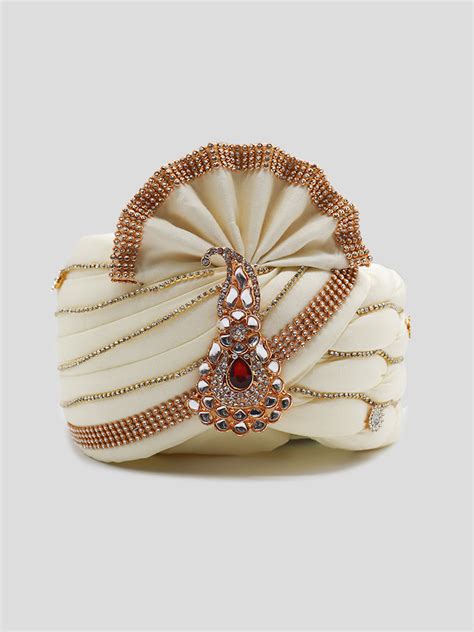 Traditional Silky Style Wedding Turban - 83