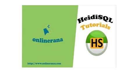 Image result for HeidiSQL Tutorial
