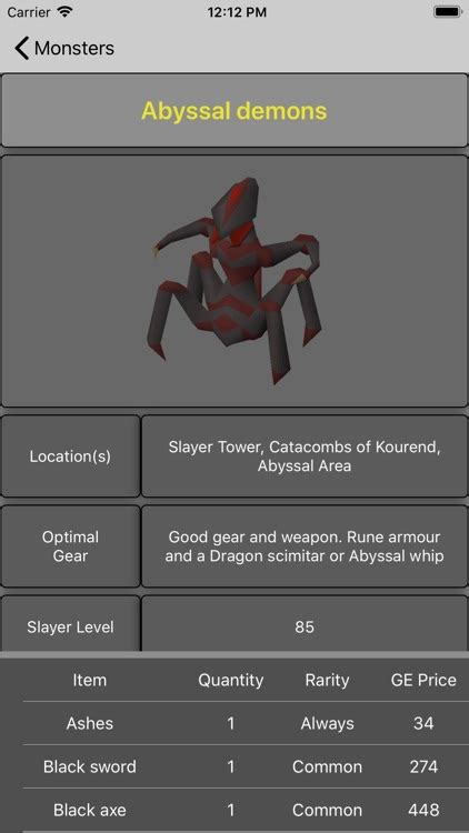 Slayer Level Guide OSRS 的图像结果
