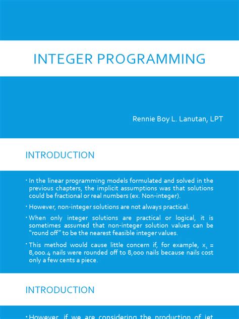Integer Programming 的图像结果