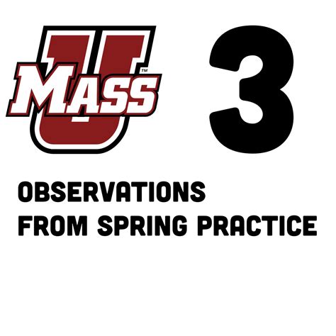 UMass : 3 observations from spring practice - New England Football Journal®
