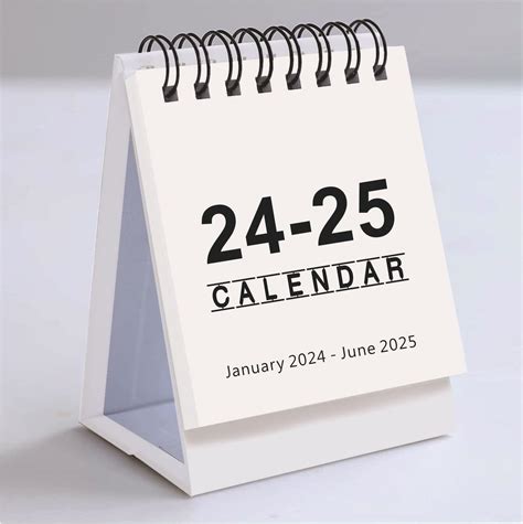 Amazon.com: Mini Desk Stand Calendar 2024-2025,Small Desktop Calendar ...
