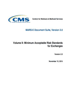 CMS Volume II Minimum Acceptable Risk Standards For Exchanges 2015-2026 ...
